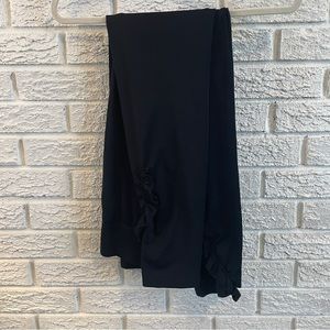 Legging/Tights PLUS SIZE w/ vertical ruffles, Lane Bryant, 2X (20/22)